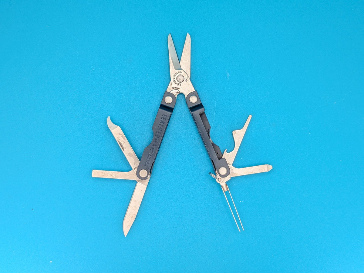 Leatherman Micra Multi-Tool Knife Scissors Key Ring! MIXED COLORS! LOT OF 5!