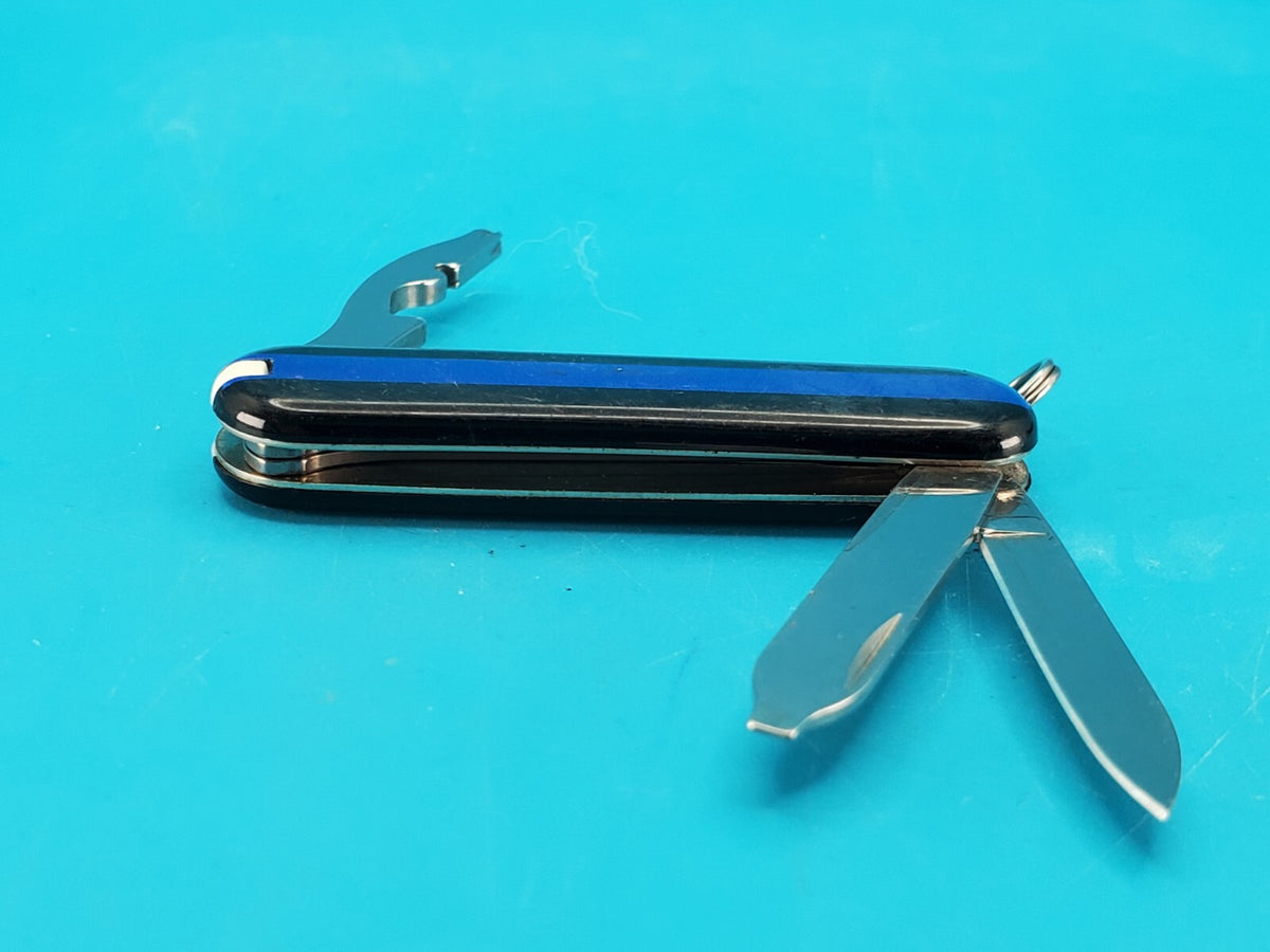 Victorinox Rally BLACK & BLUE Swiss Army Knife Multi Tool! PROJECT PEACEKEEPER