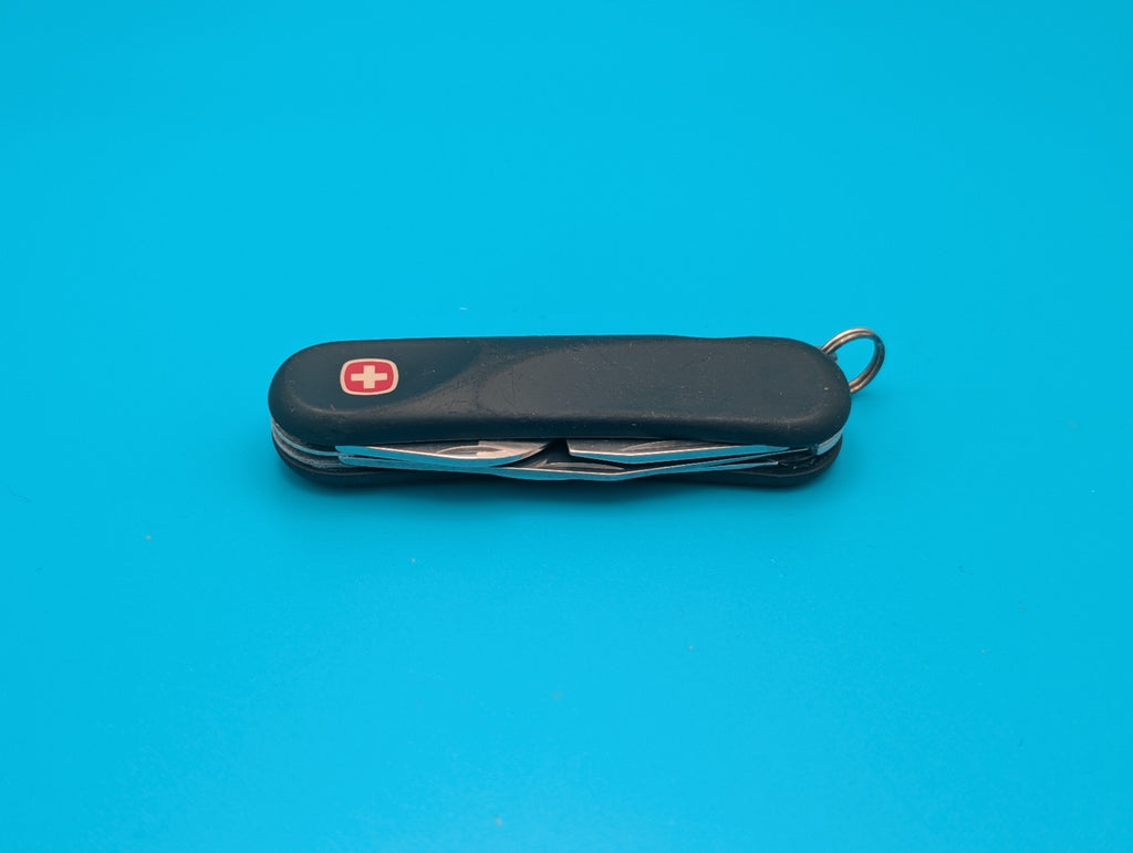 Wenger Taschenmesser Evolution 10 Soft Touch Black Swiss Army Knife!