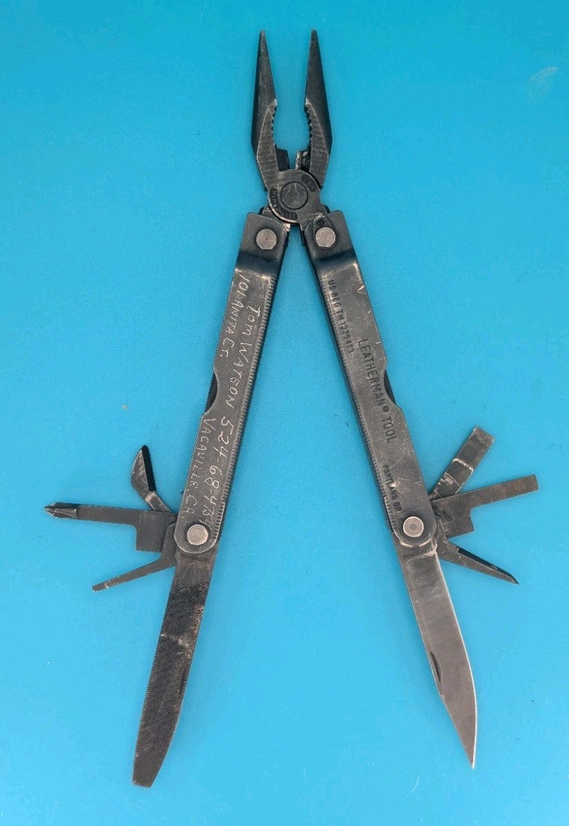 Leatherman PST Multi Tool! 04/93 Date Stamp! BLACK! TOM WATSON