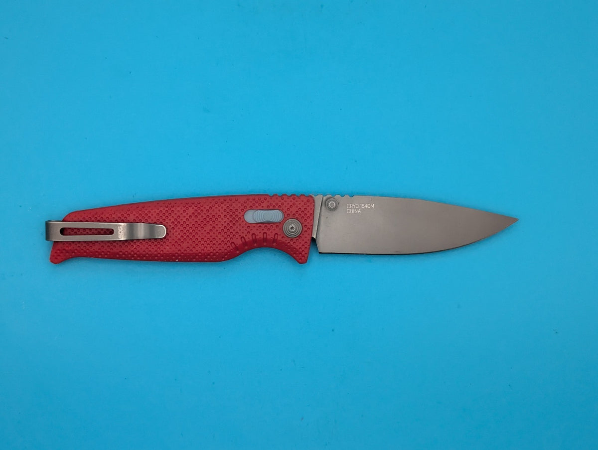 SOG Altair XR Canyon Red CRYO 154CM Folding Knife
