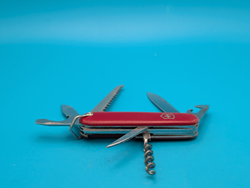 Vintage Victorinox Victoria Camper Red Swiss Army Knife Multi Tool! PAT!