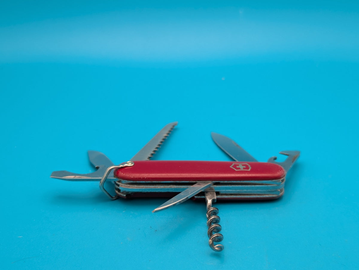 Vintage Victorinox Victoria Camper Red Swiss Army Knife Multi Tool! PAT!
