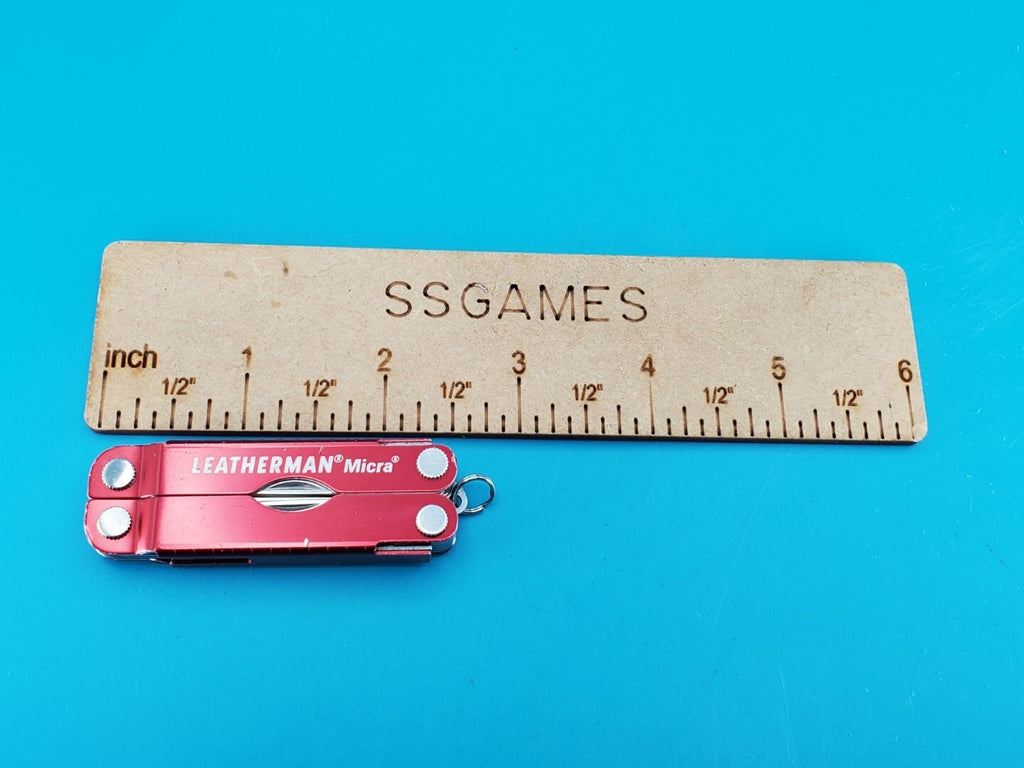 Leatherman Micra Multi-Tool, Knife, Scissors, Key Ring, Red!