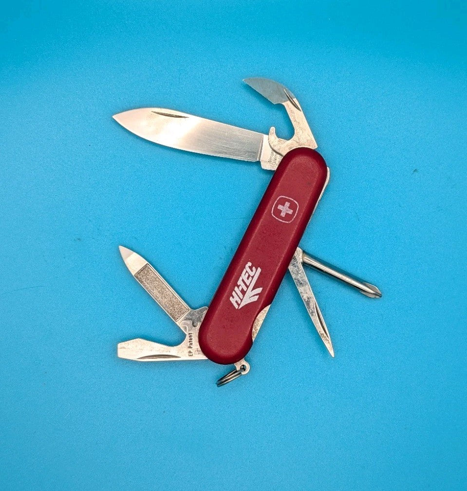 Wenger Highlander Red Swiss Army Knife Multi Tool! 85mm