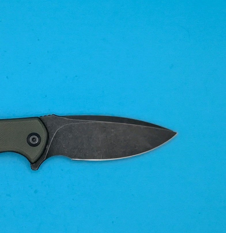 Civivi Mini Praxis Flipper Pocket Knife Liner Lock Plain Edge Blade! Olive Green