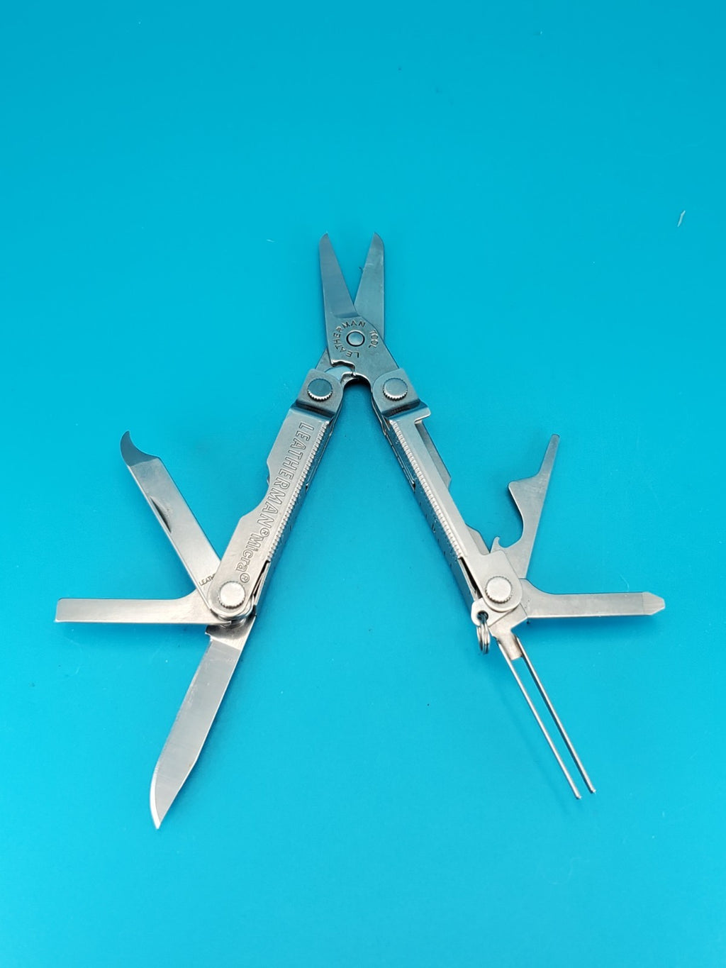 Leatherman Micra Multi-Tool, Knife, Scissors, Key Ring, Stainless!
