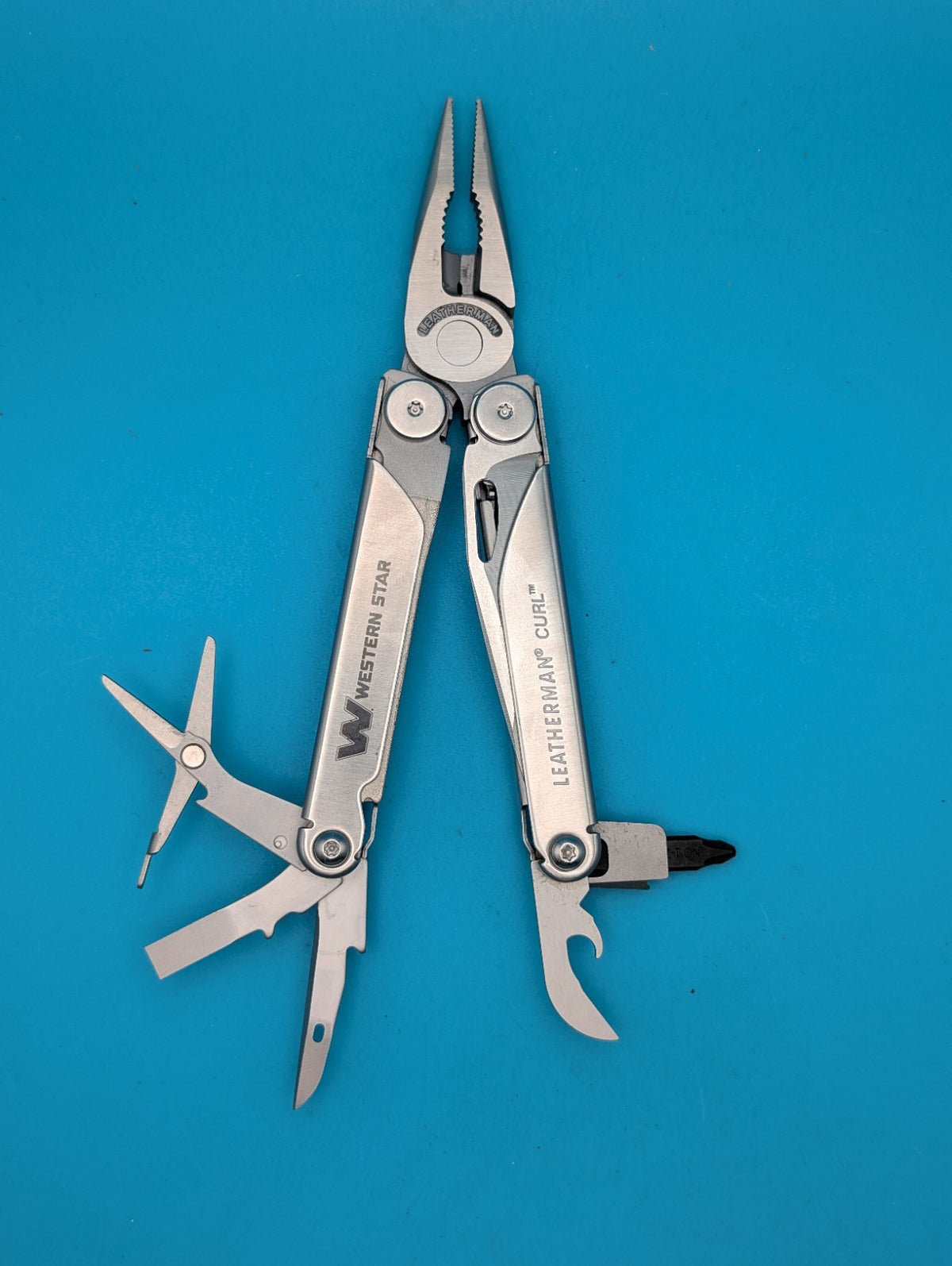 Leatherman Curl Stainless Steel Knife Pliers Multi-Tool! *WESTERN STAR*