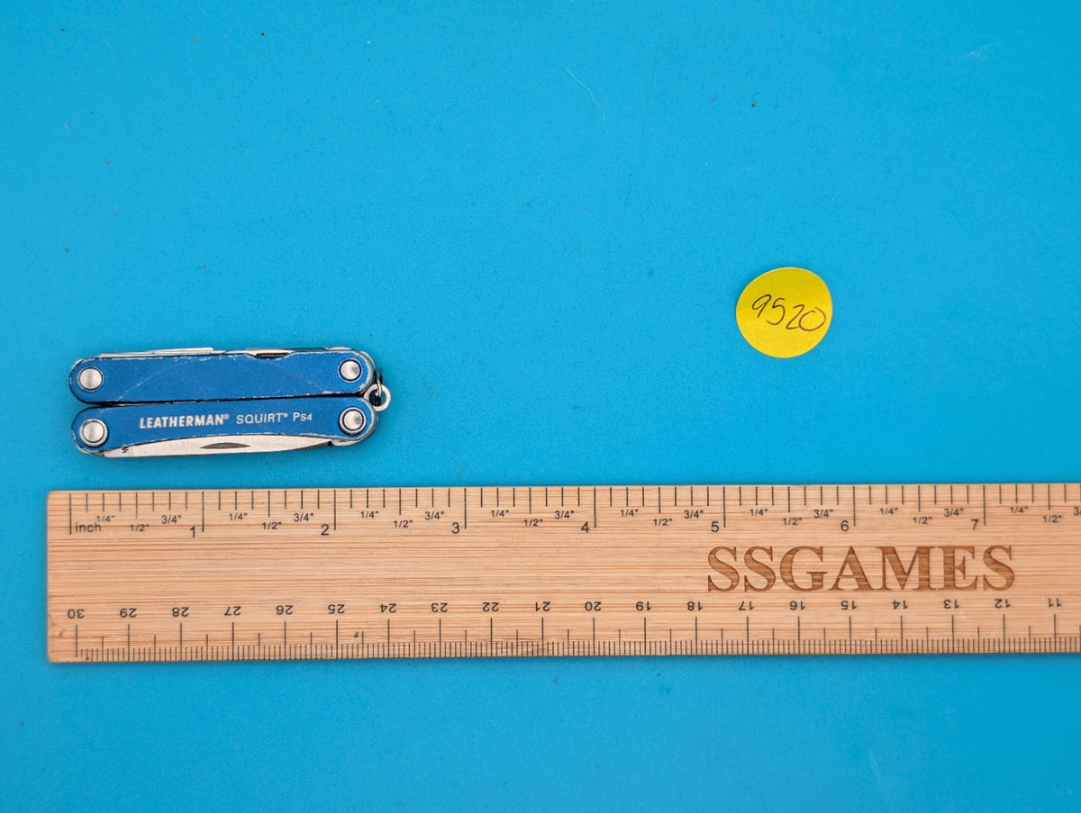Leatherman SQUIRT PS4 Multi-Tool With Pliers Scissors Knife BLUE!