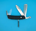 Swiza A20-44 Swiss Pocket Knife Stainless Steel Blades Black Synthetic Handle