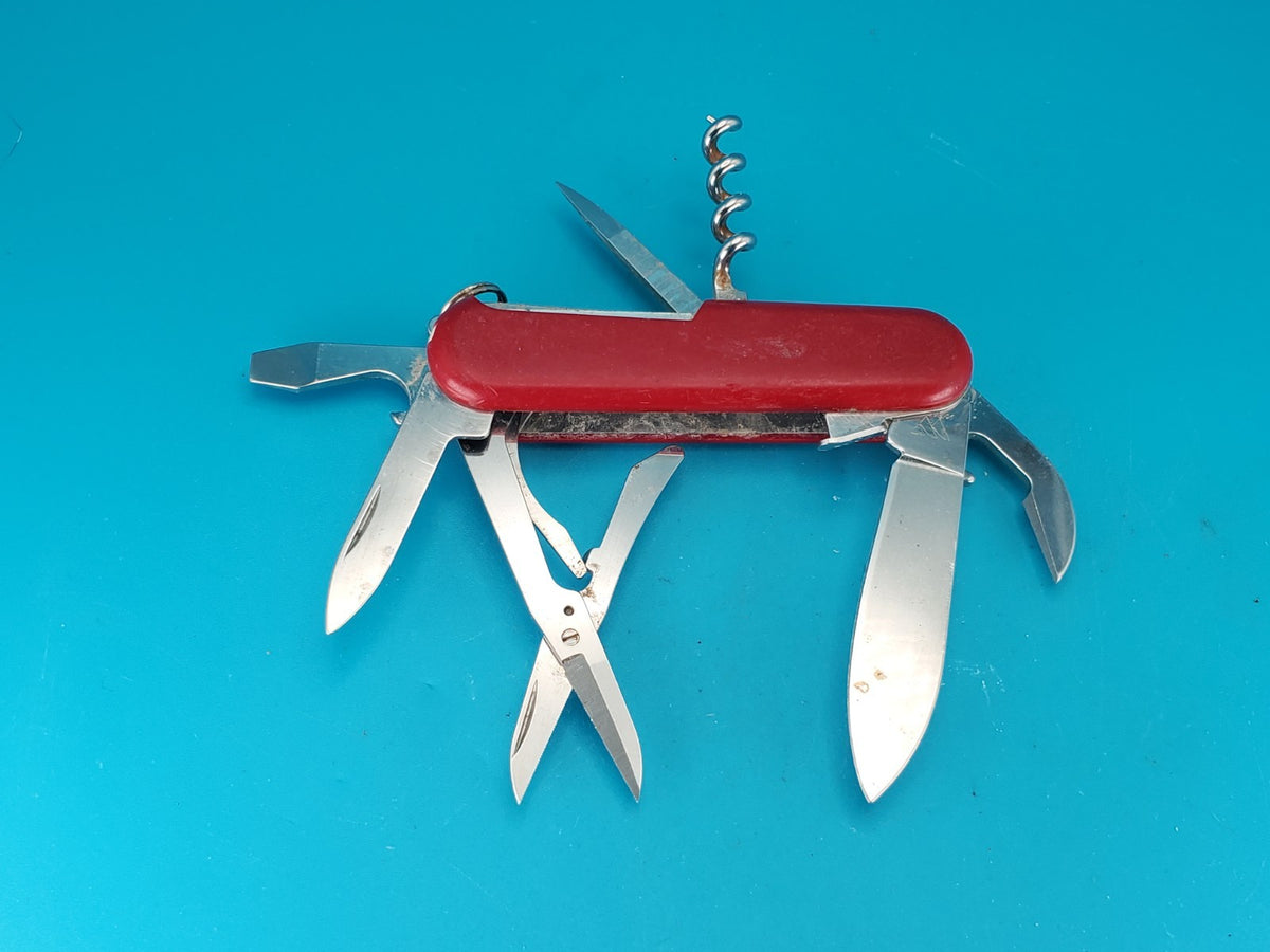 Wenger Security 17 Swiss Army Knife Multi Tool with Locking Blade! EDDIE BAUER