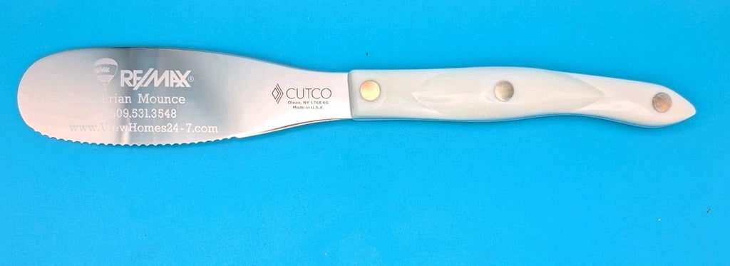 CUTCO PEARL HANDLE 1768 SPREADER SPATULA KNIFE USA