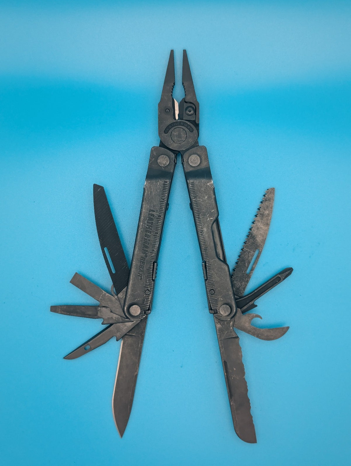 Leatherman Rebar Multi-Tool! Free Shipping! BLACK OXIDE!
