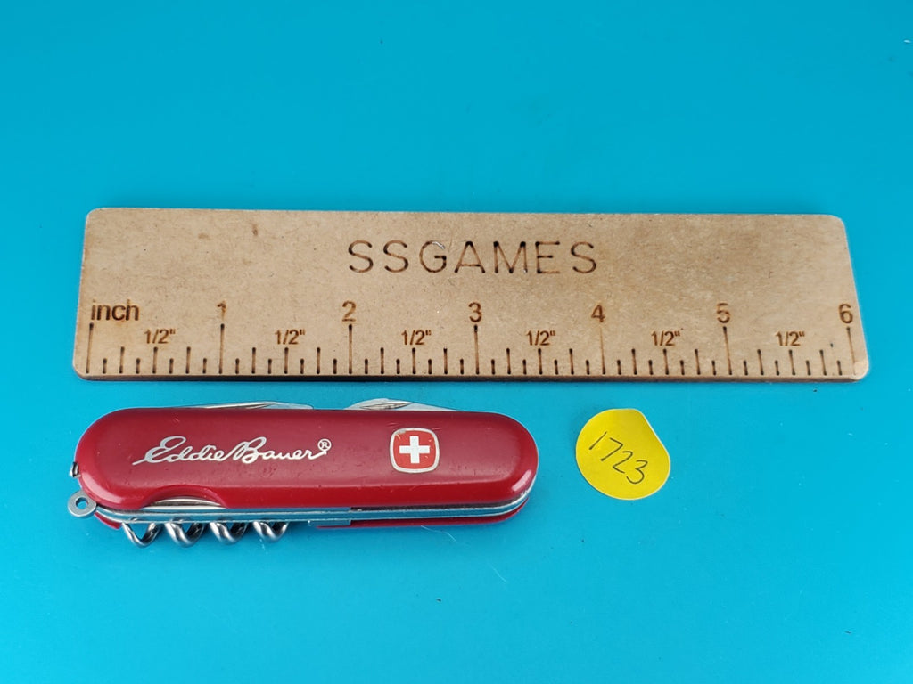Wenger Security 14 Swiss Army Knife Multi Tool with Locking Blade! EDDIE BAUER