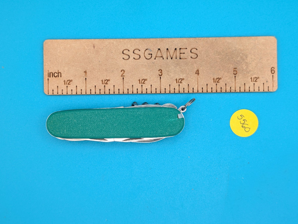 Custom Victorinox Huntsman Green Swiss Army Knife Multi Tool!