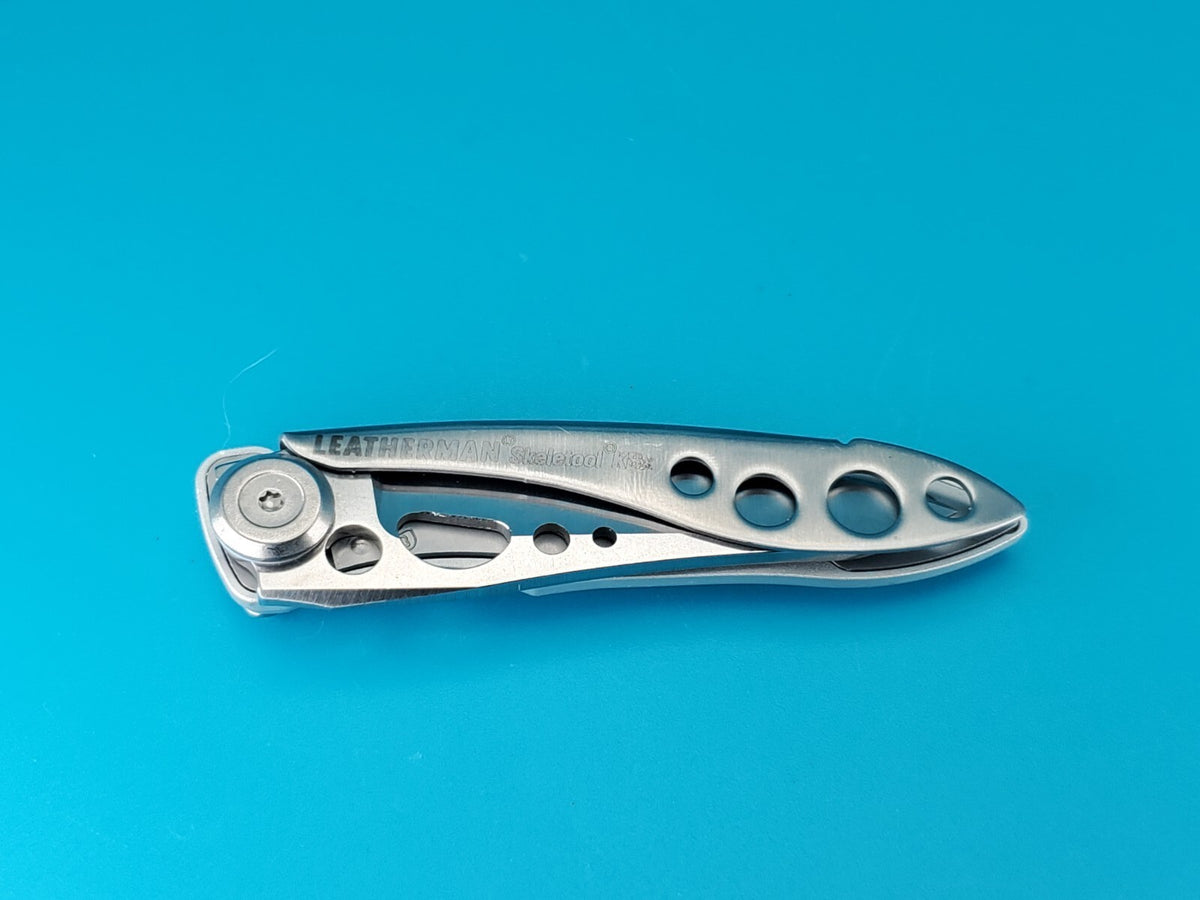Leatherman Skeletool KBX Pocket Knife w/ Bottle Opener, SILVER!