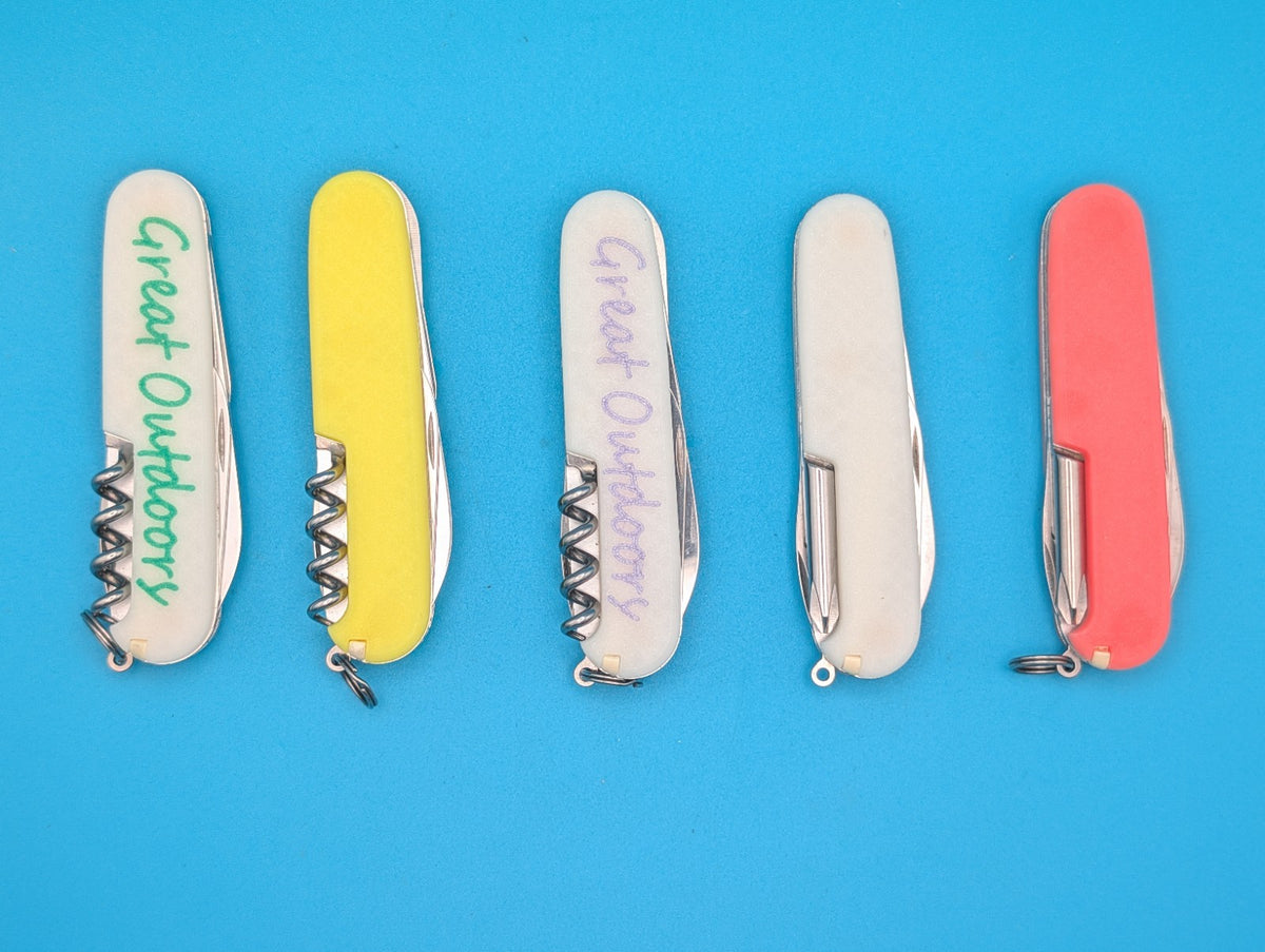Custom Victorinox Glow in the Dark Swiss Army Knife Multi Tool! LOT OF 5!