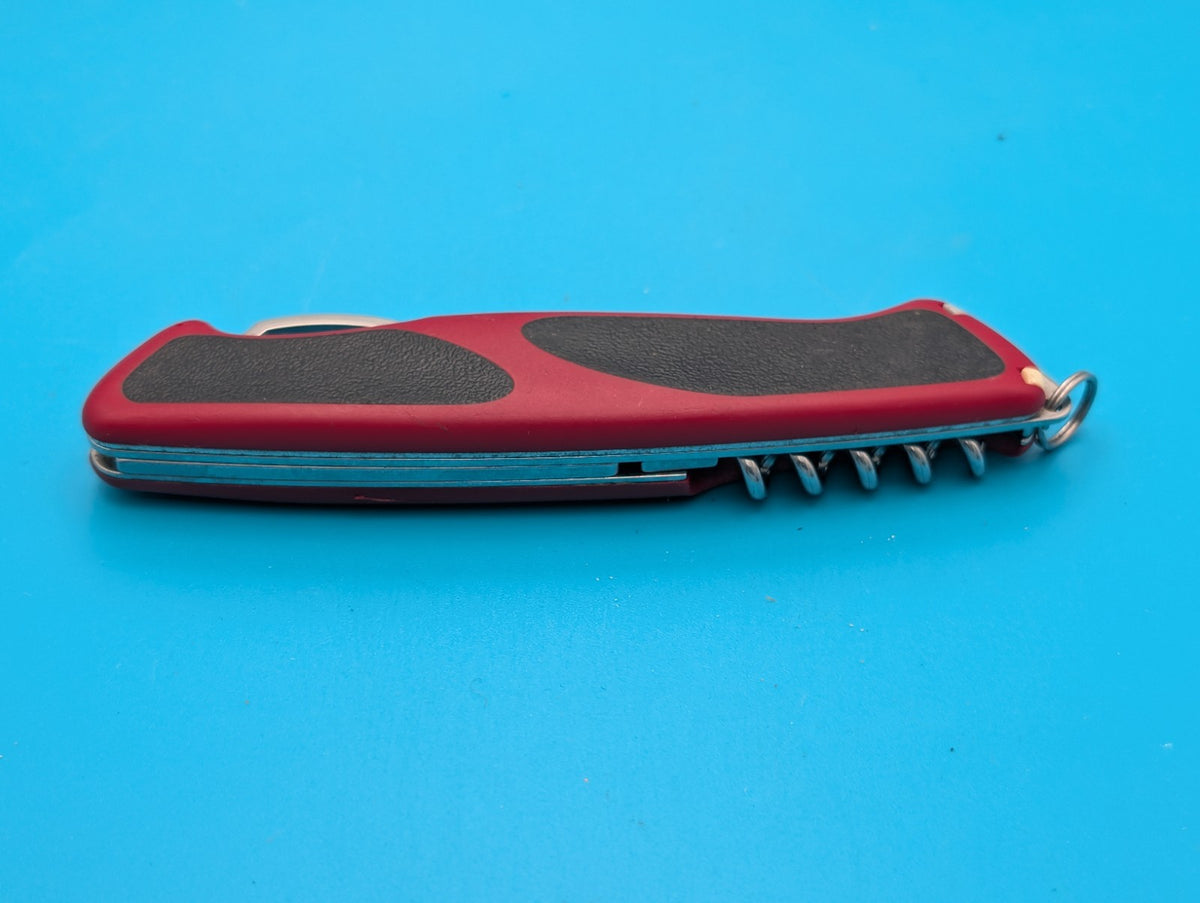 Victorinox Rangergrip 63 Black & Red Swiss Army Knife Multi Tool! RARE!