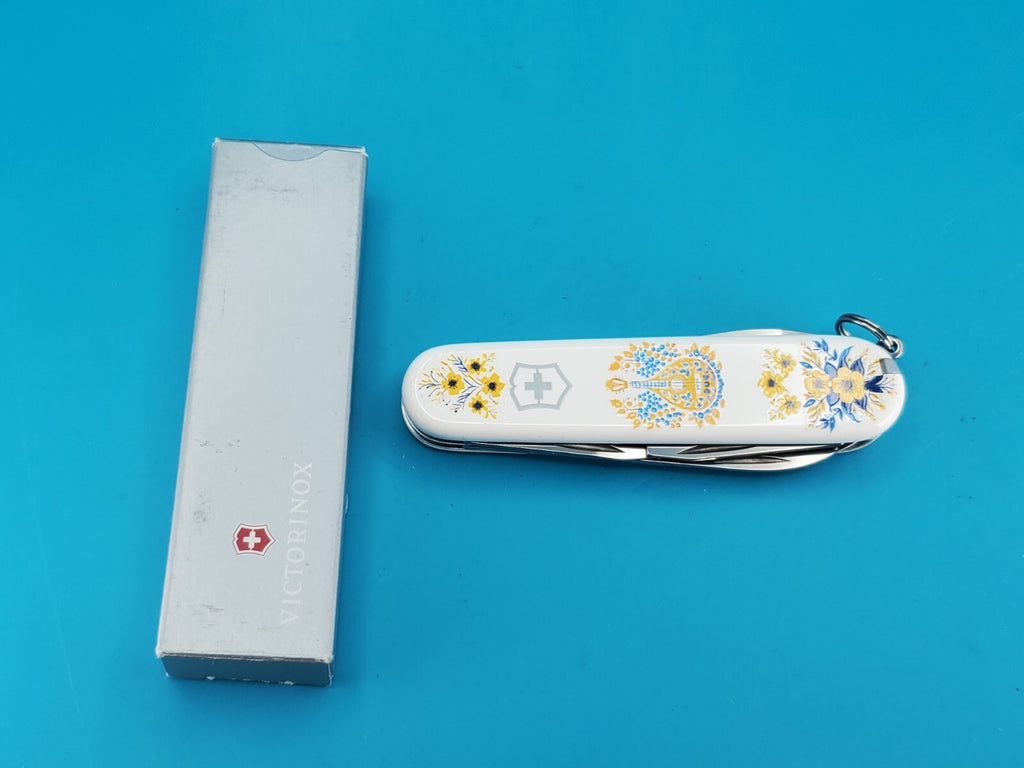 Victorinox Spartan White with Yellow Flowers & Blossom Swiss Army Knife! NEW!
