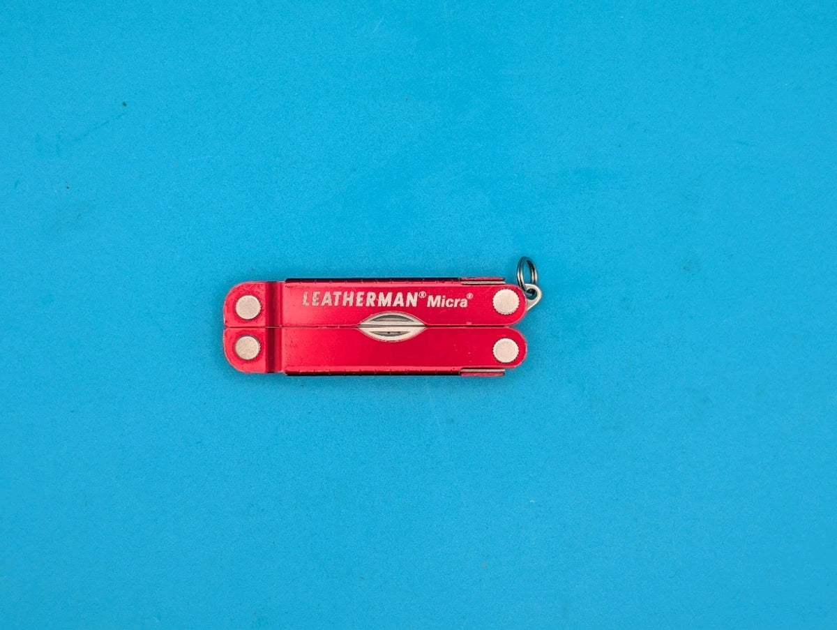 Leatherman Micra Multi-Tool, Knife, Scissors, Key Ring, Red! *MAXON MOTOR*