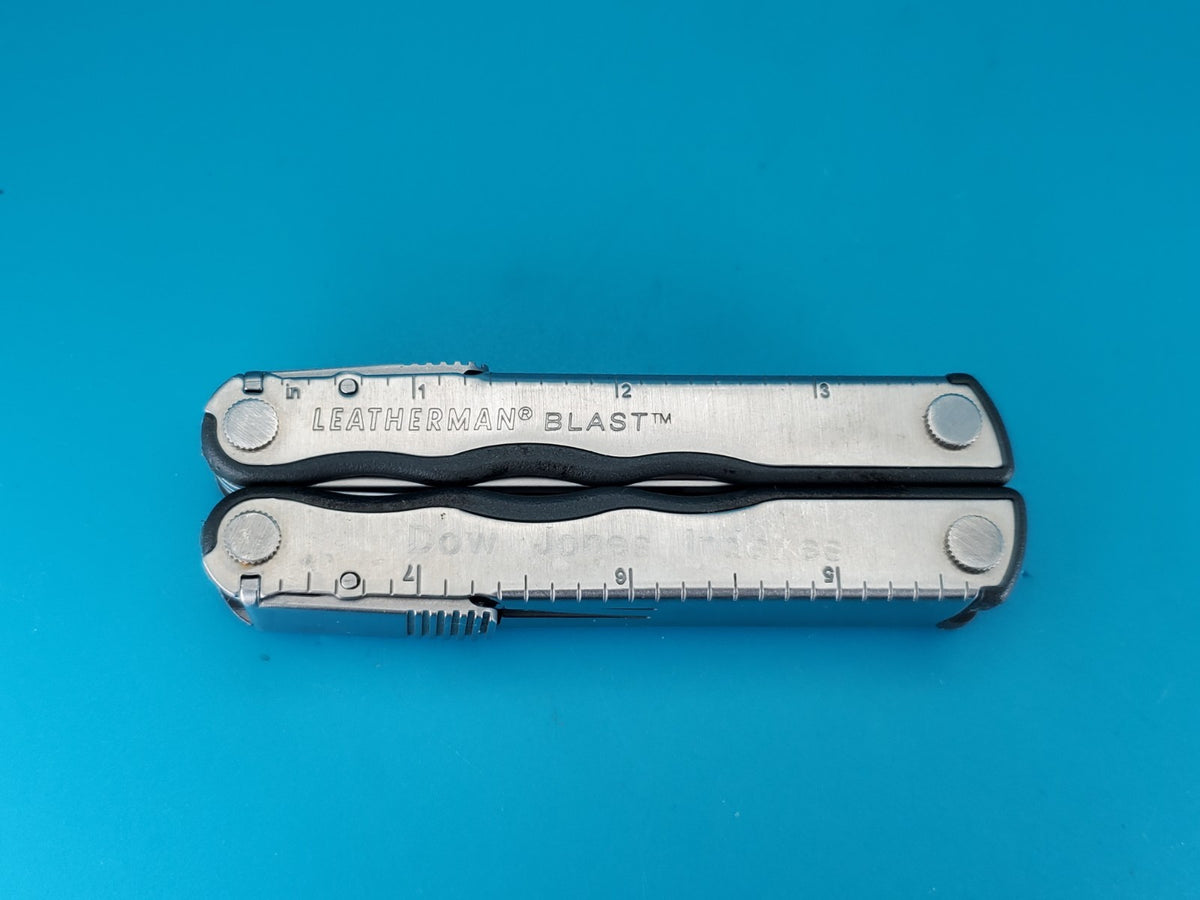 Leatherman Blast Multi-Tool, Retired Multitool w/ Knife Pliers, Dow Jones Index