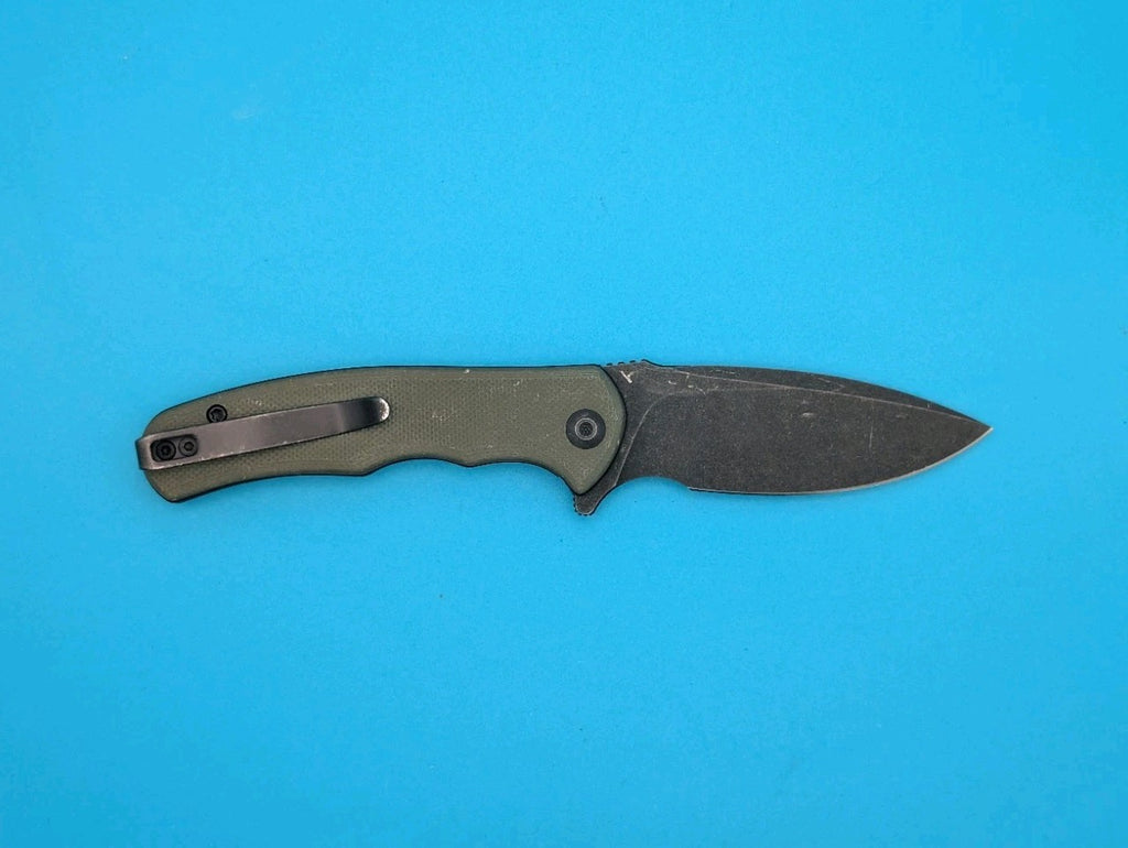 Civivi Mini Praxis Flipper Pocket Knife Liner Lock Plain Edge Blade! Olive Green