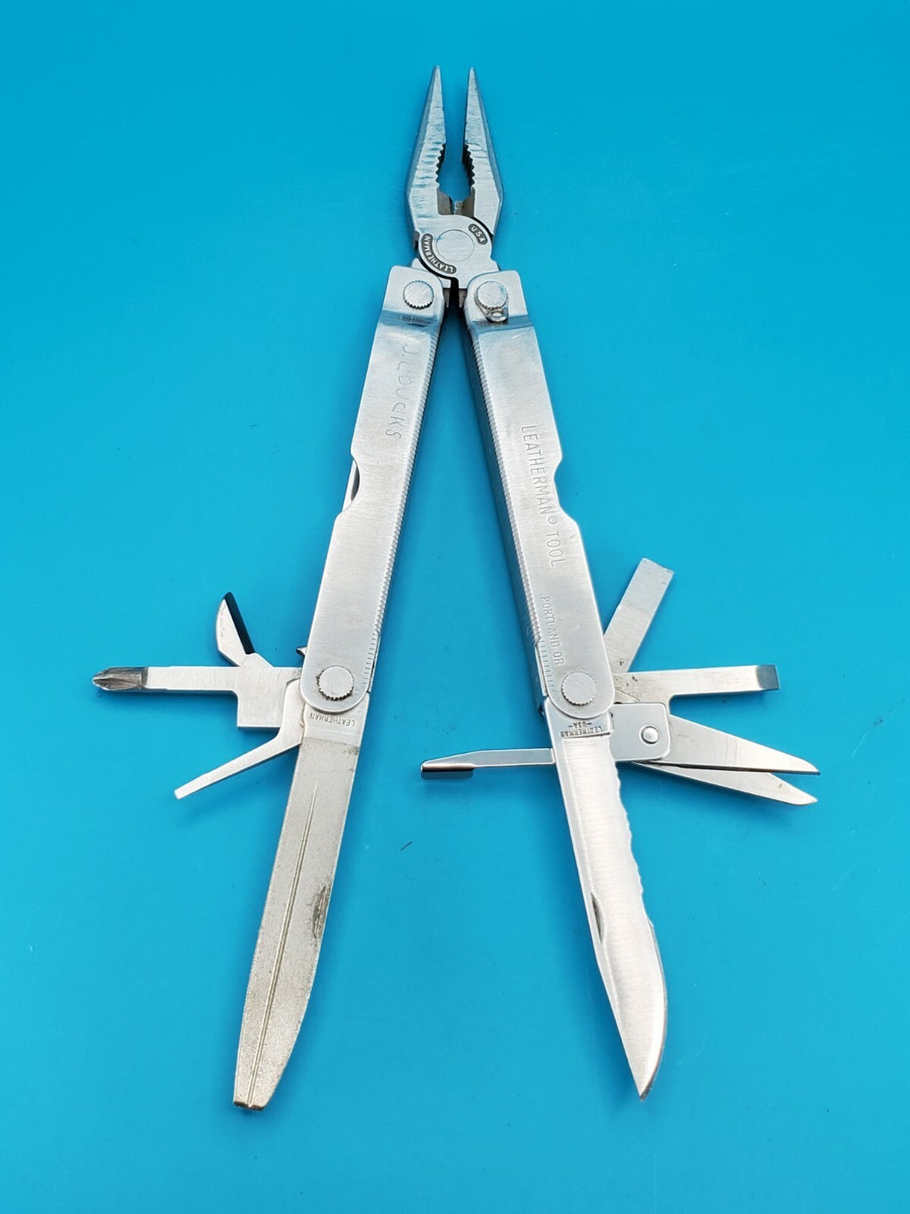 Leatherman PST 2 Multi Tool! 05/97 date stamp! With Sheath! J. LOUCKS
