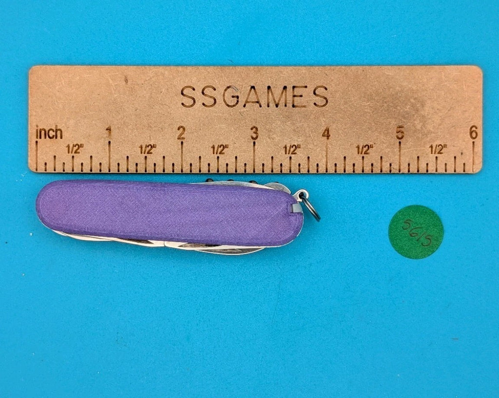 Victorinox Huntsman Electric Purple Glow in the Dark Swiss Army Knife, 91mm