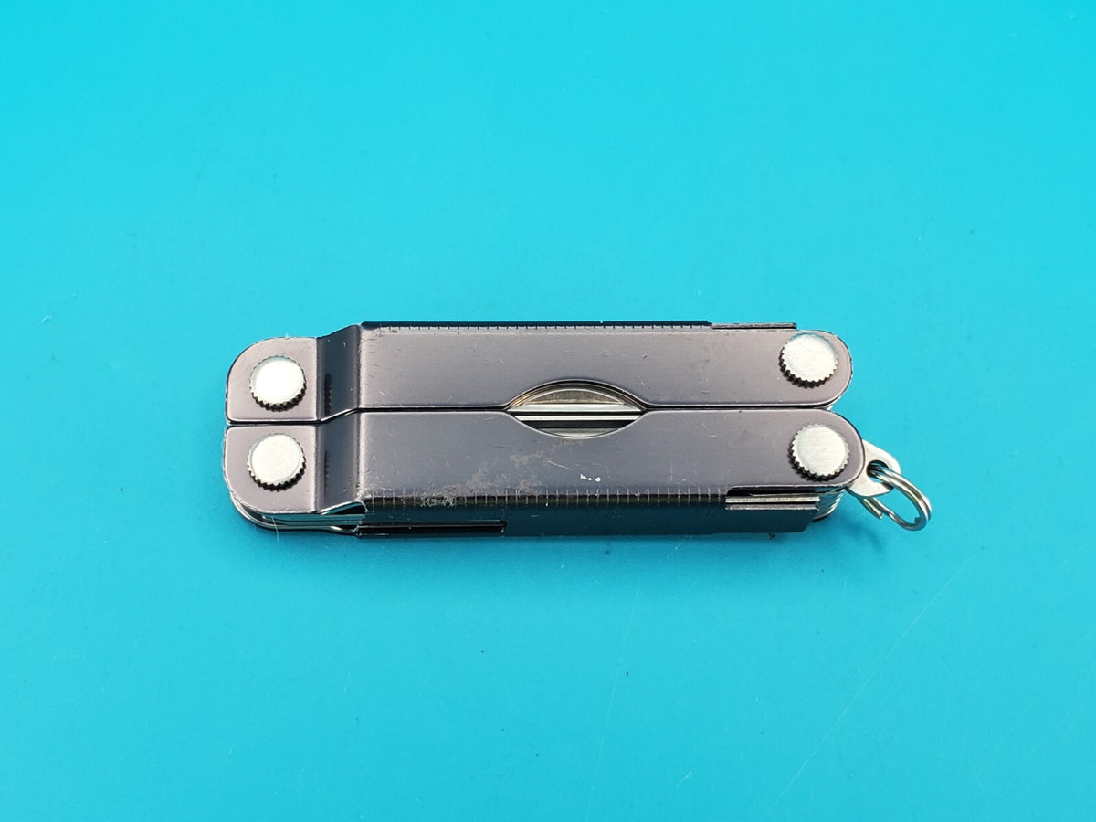 Leatherman Micra Multi-Tool, Knife, Scissors, Key Ring, Gray!