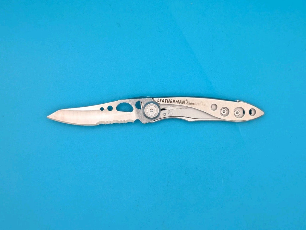Leatherman Skeletool KBX Pocket Knife w/ Bottle Opener, SILVER!