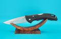 Buck USA 285 Black Lockback Folding Pocket Knife!