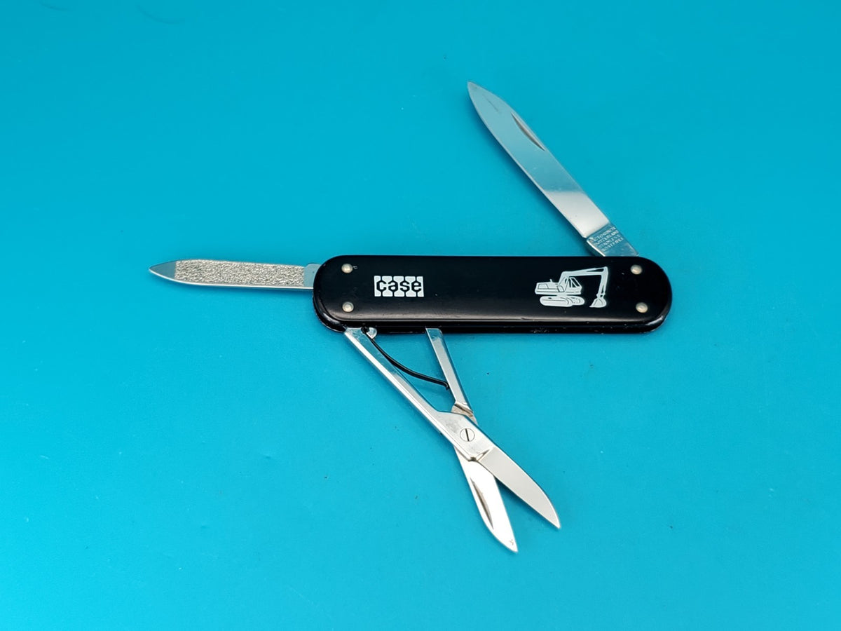 Vintage Victorinox Victoria Alox Ambassador 74mm Swiss Army Knife Multi Tool!