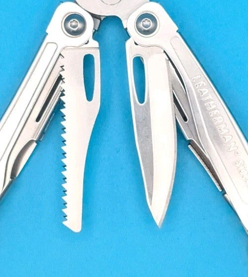 Leatherman Sidekick Multi-Tool, Knife, Pliers, Saw, Stainless with Sheath