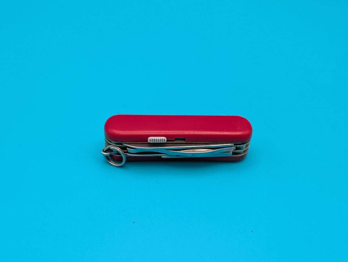 Victorinox Red Midnite Minichamp Red LED + Pen Swiss Army Knife Multi Tool!