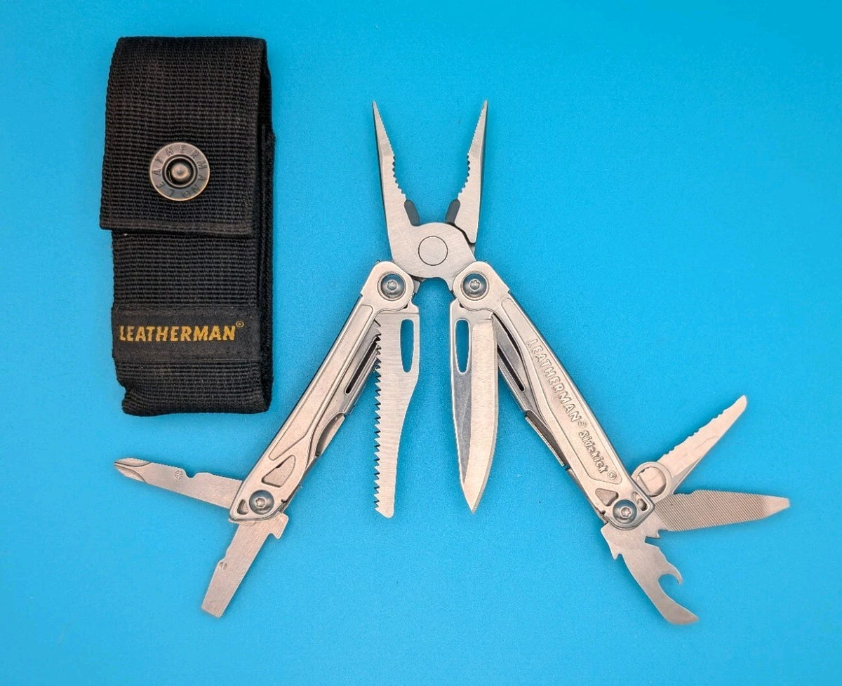 Leatherman Sidekick Multi-Tool, Knife, Pliers, Saw, Stainless! With Sheath!