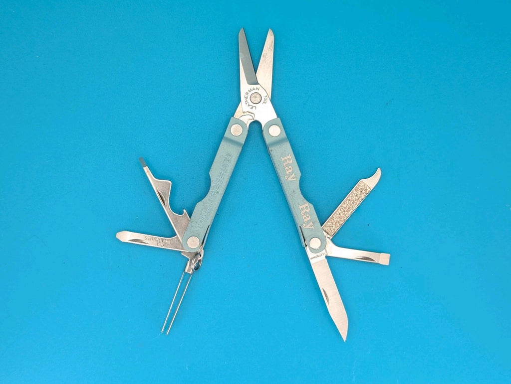 Leatherman Micra Multi-Tool, Knife, Scissors, Key Ring, Artic, Ray Ray