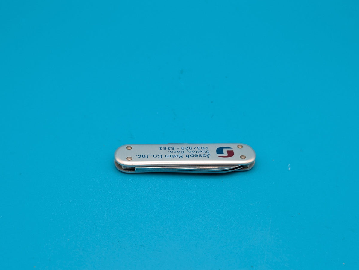Vintage Victorinox Swiss Army Knife Silver Smooth Alox Companion 58mm
