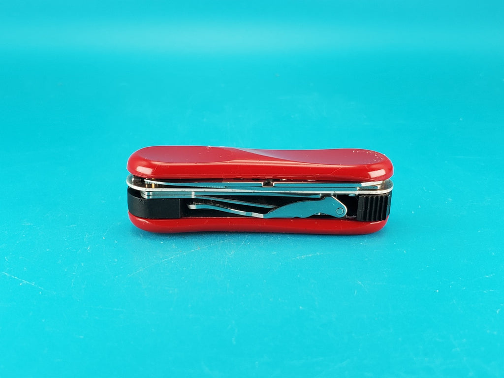 Wenger Nail Clip 580 Swiss Clipper Folding Pocket Knife Multi Tool! RED!