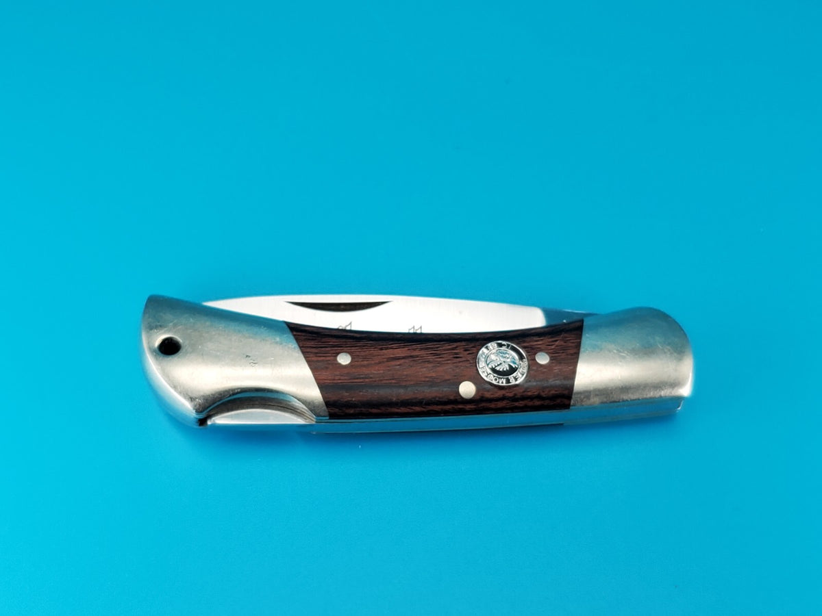 Vintage IC Cut Silver Moose Silver Collection Lockback Knife! Japan!