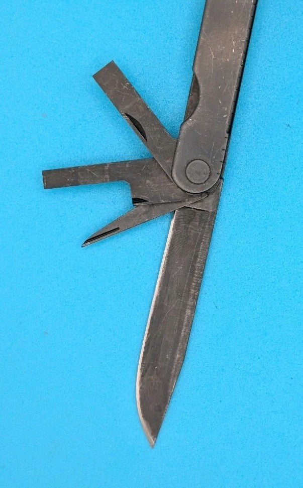 Leatherman PST Black Multi-Tool Nylon Sheath Retired Collectible USA