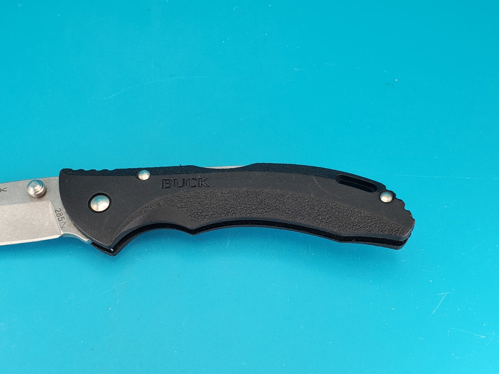 Buck USA 285 Black Lockback Folding Pocket Knife!