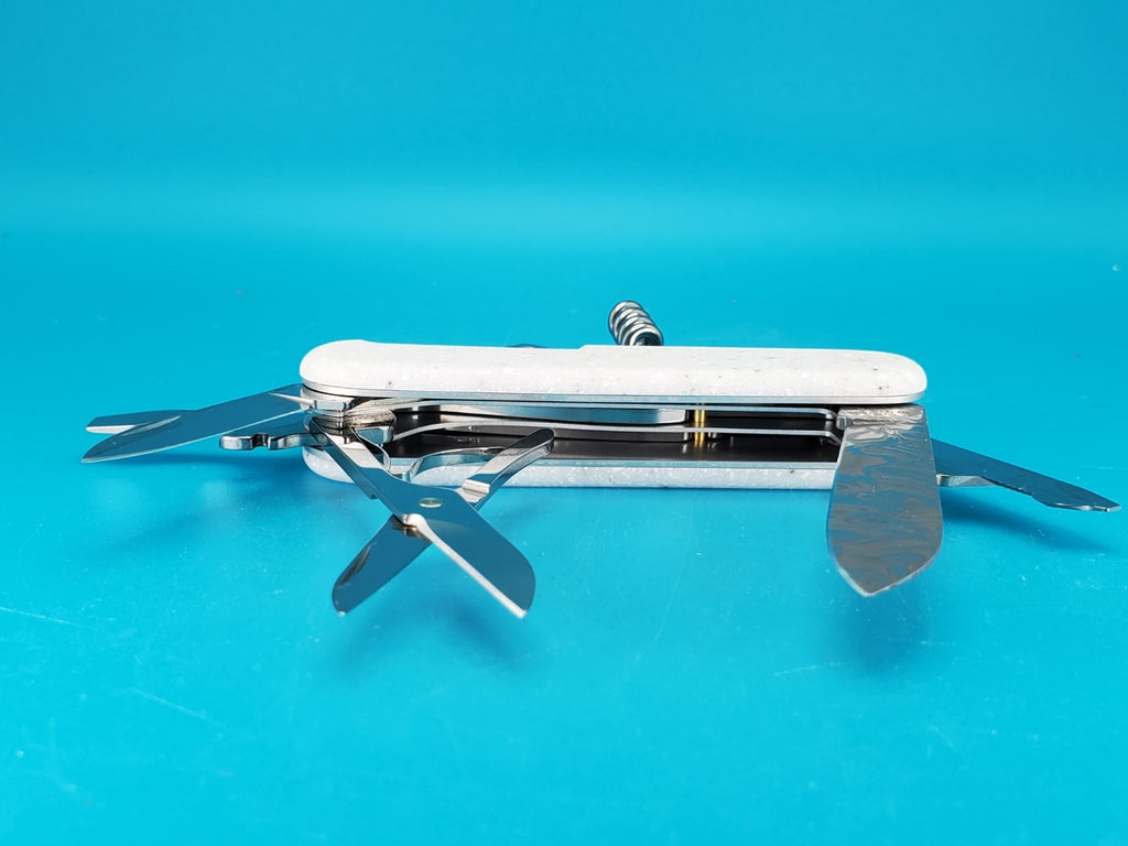 2025 Victorinox Companion Corian Handle Damast Blade Swiss Army Knife #4879/7000
