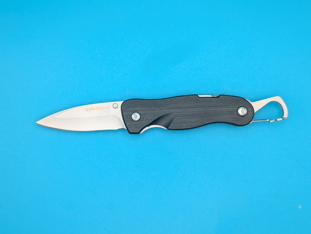 Leatherman Crater C33 Plain Edge Pocket Knife! Black!