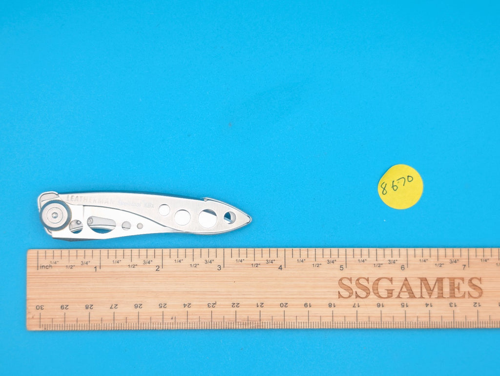 Leatherman Skeletool KBx Pocket Knife w/ Bottle Opener, Silver