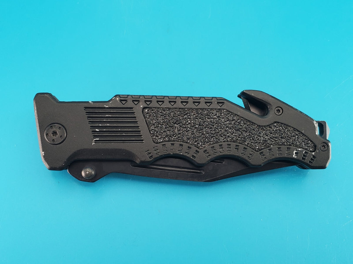 Smith & Wesson Border Guard Liner Lock Plain Edge Folding Pocket Knife!