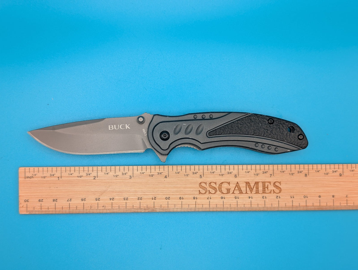 Buck Trigger 865 Liner Lock Folding Flipper Pocket Knife Aluminum - Discontinued