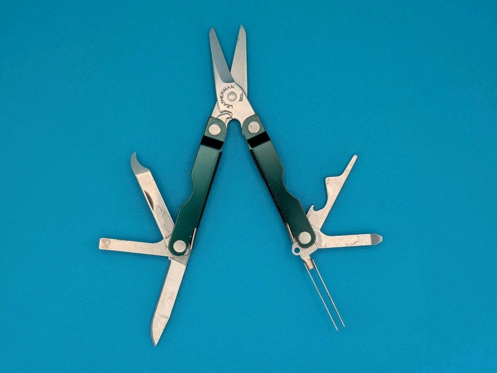 Leatherman Micra Multi-Tool Knife Scissors Key Ring! MIXED COLORS! LOT OF 5!