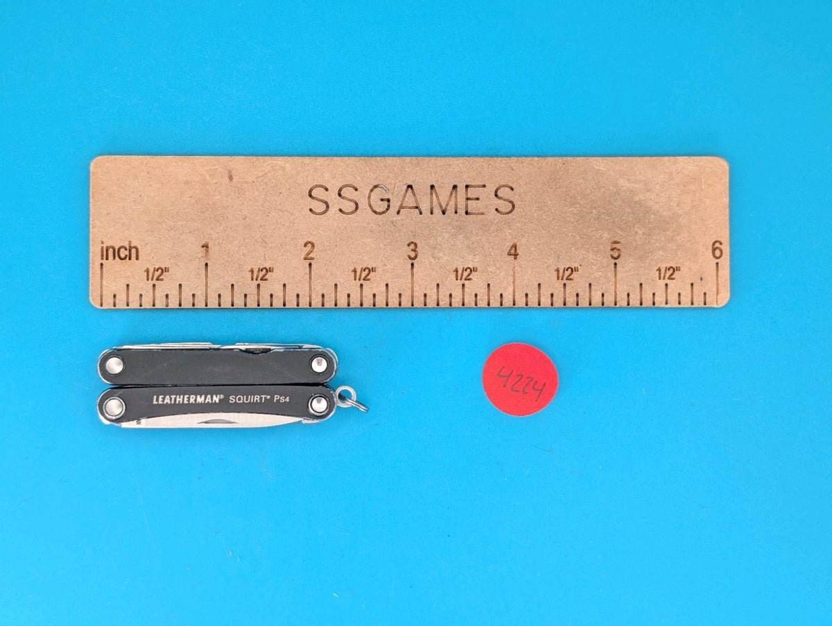 Leatherman SQUIRT PS4 Multi-Tool With Pliers Scissors Knife BLACK!