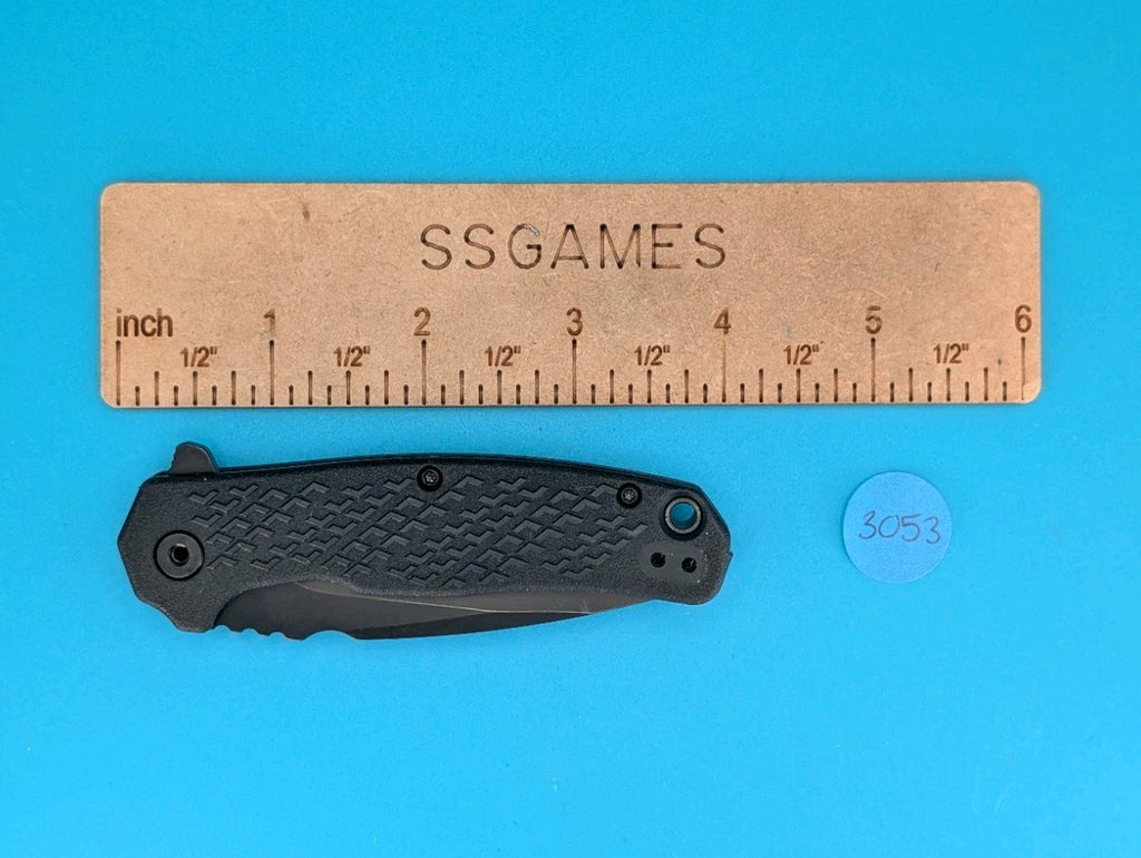 Kershaw Knives Conduit Liner Lock 1407 Black GFN Stainless Pocket Knife!