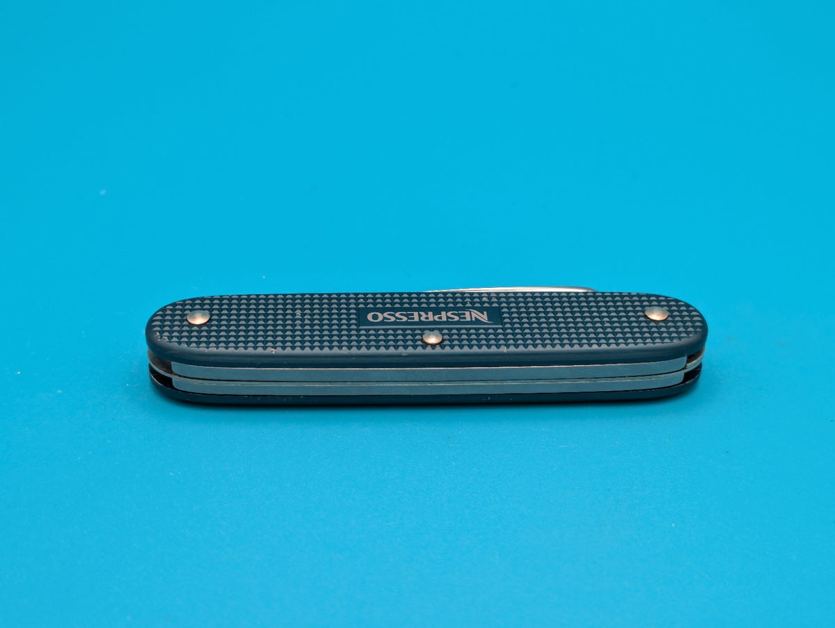 Victorinox Pioneer NESPRESSO Teal Blue Limited Edition Swiss Army Knife! 2018